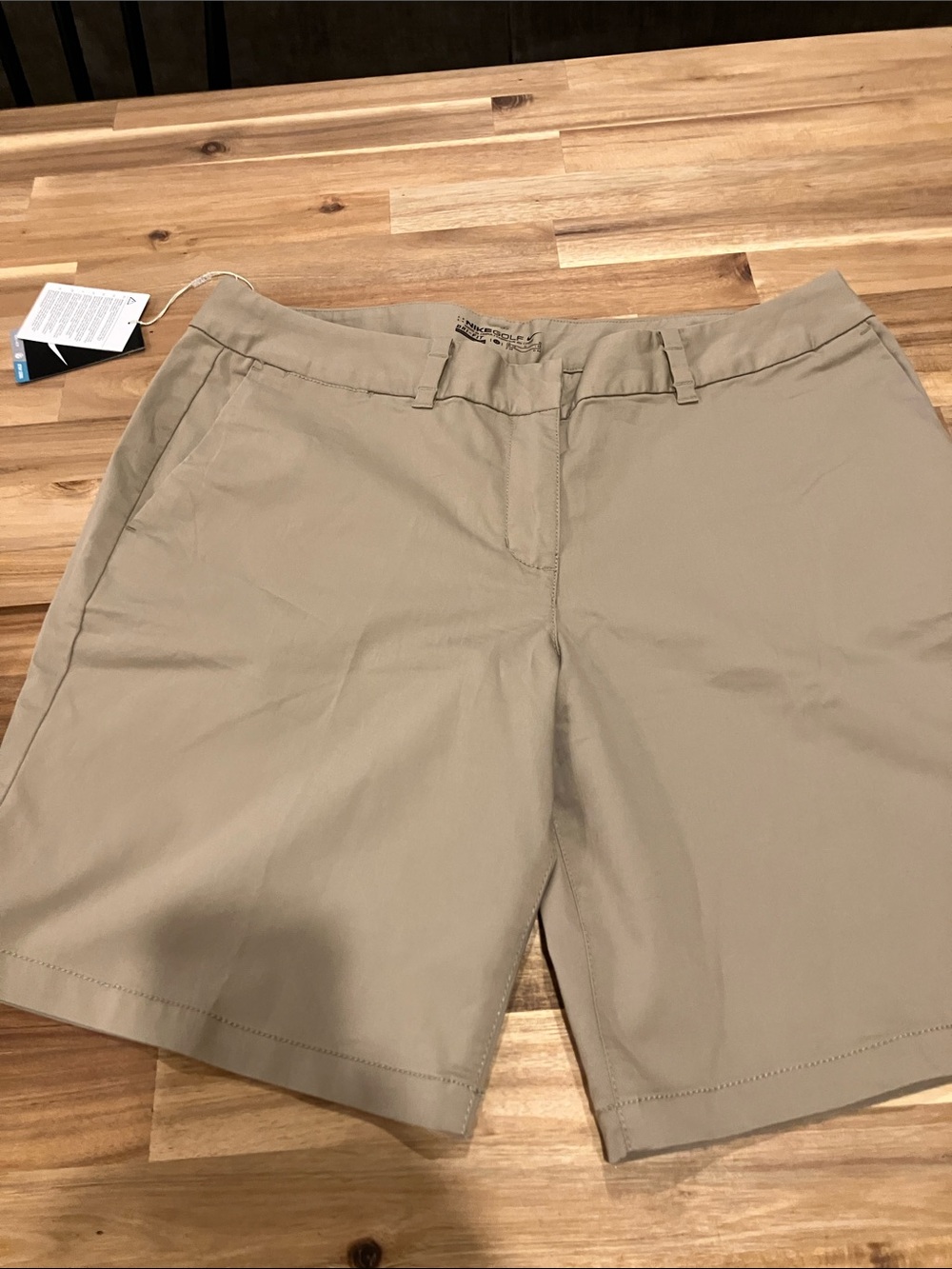 Nike Women’s Khaki Golf  Bermuda Shorts